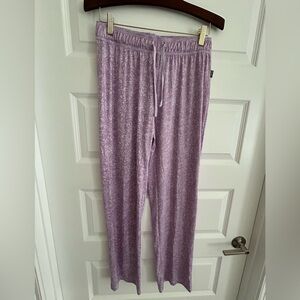 Eddie Bauer Floral Pajama Pants Purple Size S